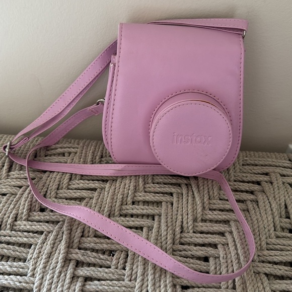 Instax Mini Pink Camera Case with Shoulder Strap - Picture 7 of 7